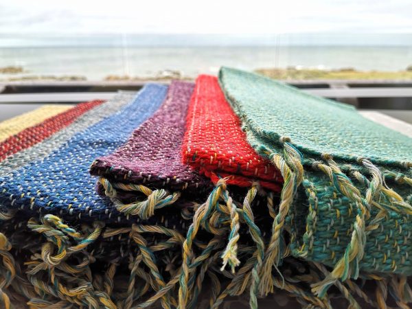 handmade donegal tweed scarves