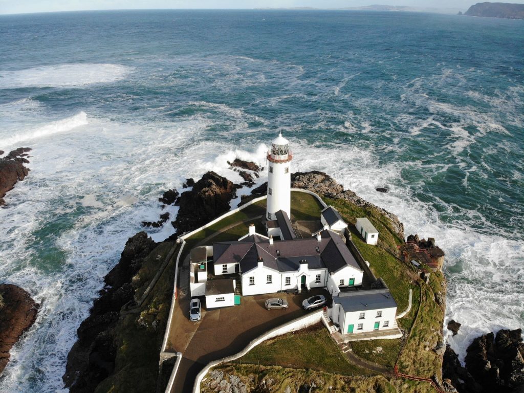 Waves at Fanad Lighthouse