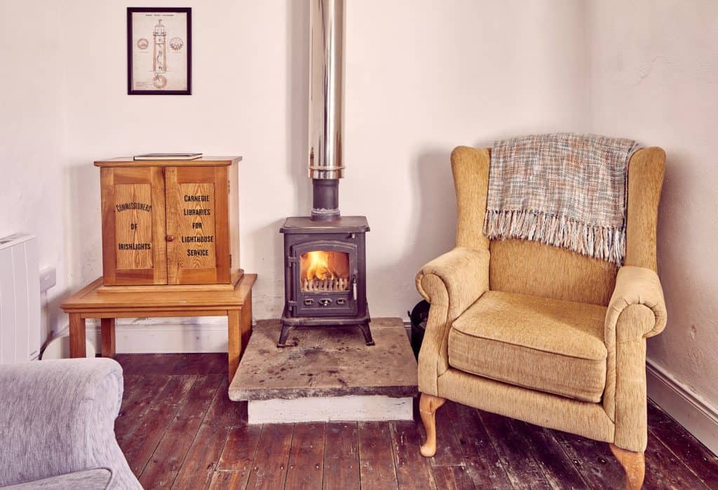 Dunree View Your own private library by the fire