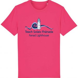Fanad Lighthouse TShirt Pink Punch