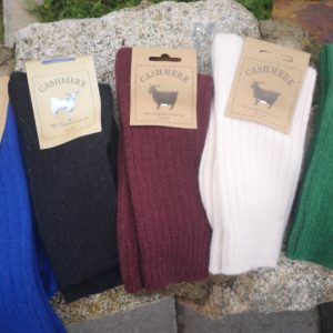 cashmere socks by northwest knitwear