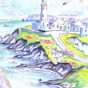 fanad lighthouse illustration