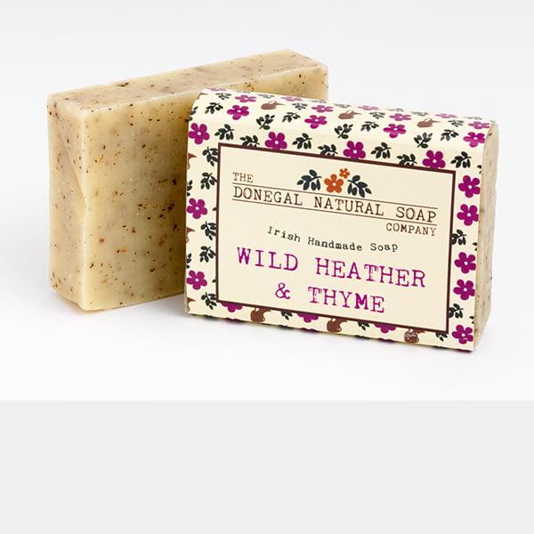 wild heather and thyme soap bar