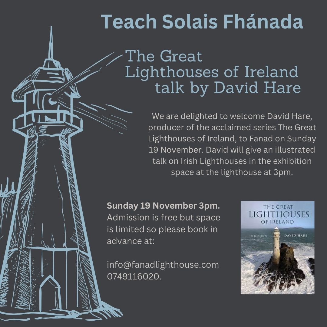 The Great Lighthouses of Ireland – talk by David Hare