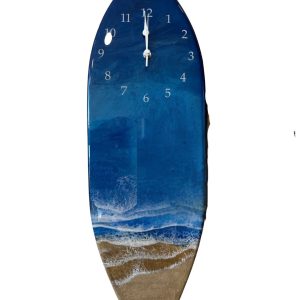 Lisa Hughes Resin Surfboard Clock