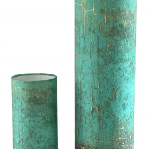 Green Patina Lamp by De Roiste Designs