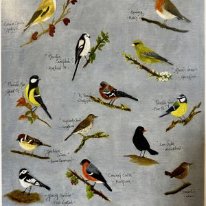 IRISH GARDEN BIRDS PRINT BY MULROY BAY ART